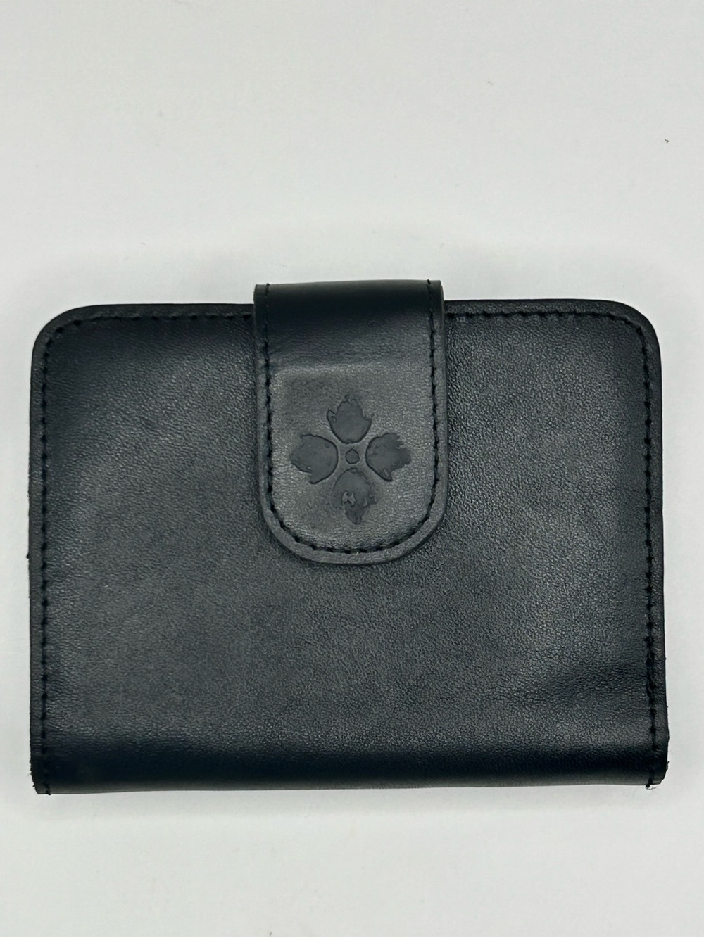 Patricia Nash Black Iberia Leather Wallet